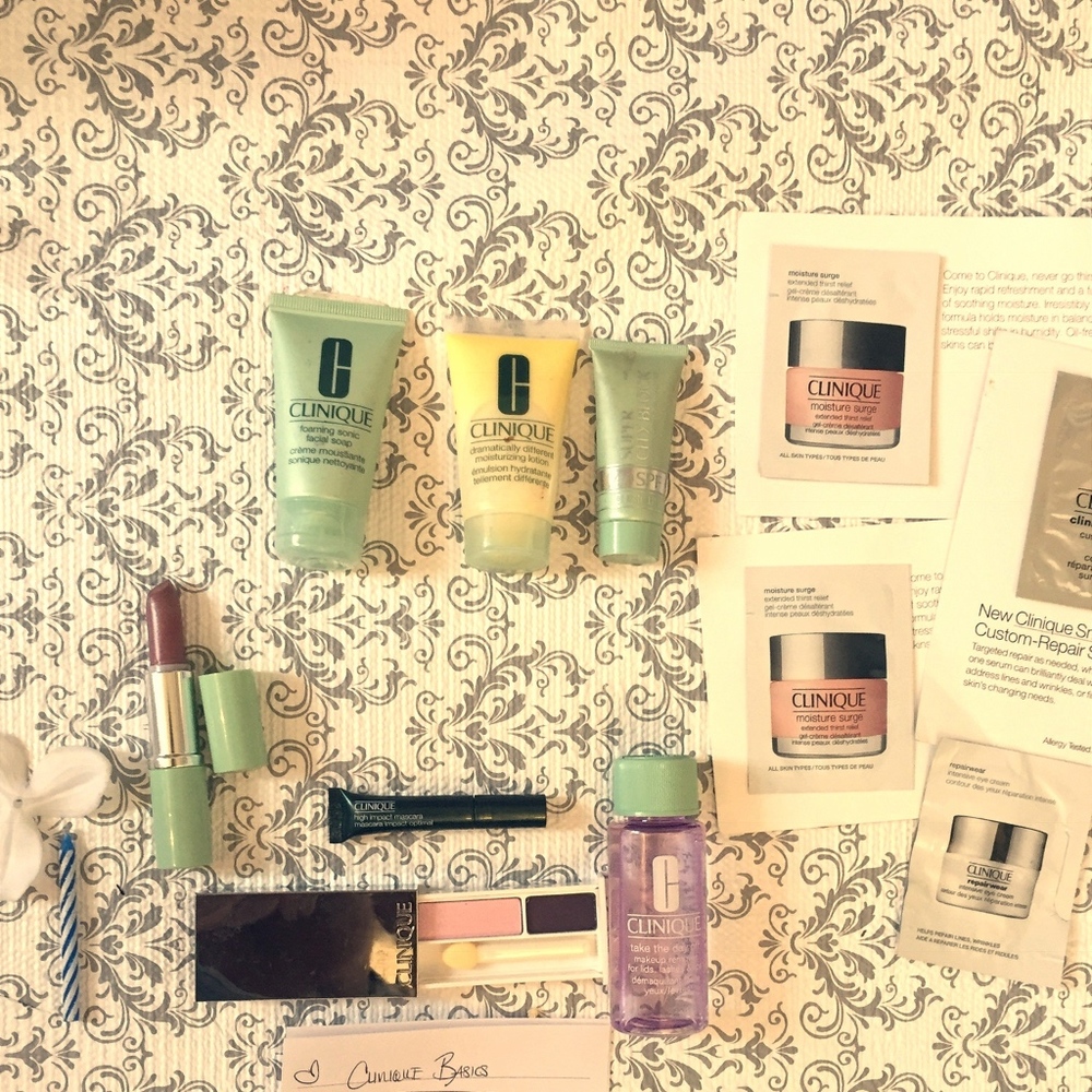 CLINIQUE Cleansing System, Lip, Eye, Mascara